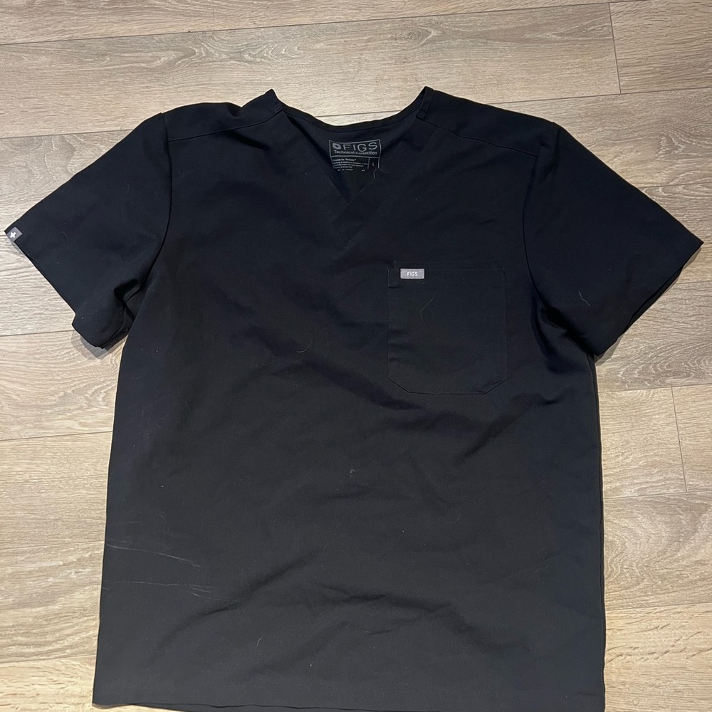 Figs Black Short Sleeve Men's Tee